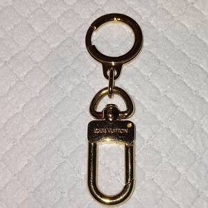 Louis Vuitton Gold Tone Keychain